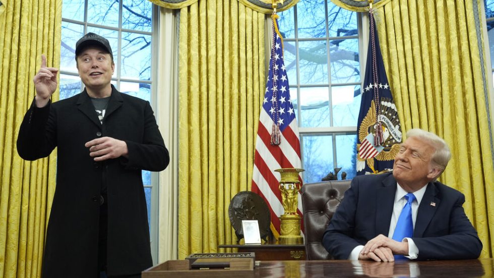 elon musk - donald trump